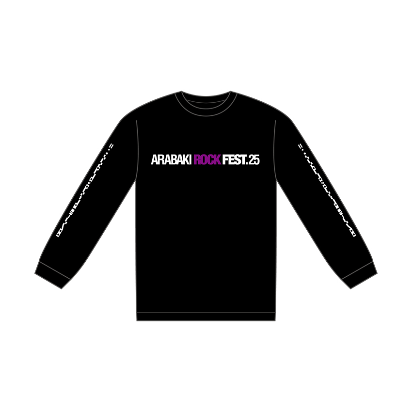 ロングスリーブTシャツ<ブラック>