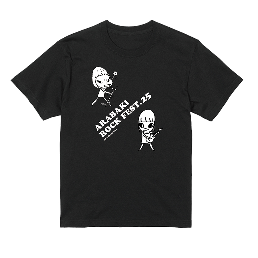 荒吐×奈良美智 Tシャツ＜ブラック＞