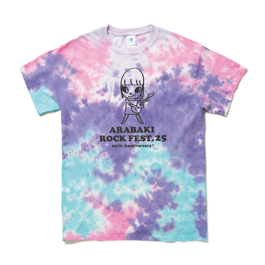 荒吐×奈良美智 タイダイTシャツ＜コットンキャンディ＞