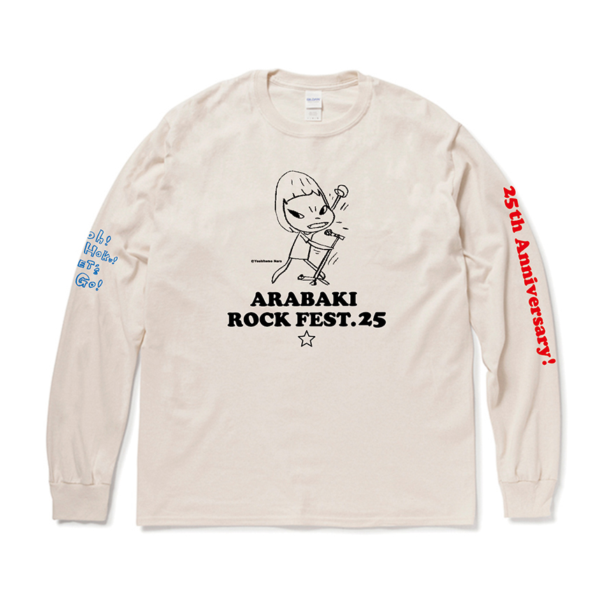 荒吐×奈良美智 ロングスリーブTシャツ＜ナチュラル＞