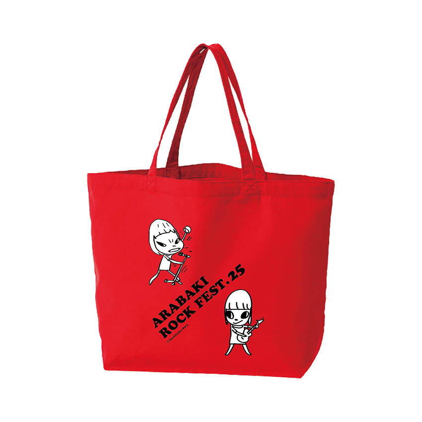 荒吐×奈良美智 トートバッグ<レッド>