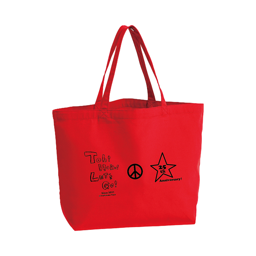 荒吐×奈良美智 トートバッグ<レッド>