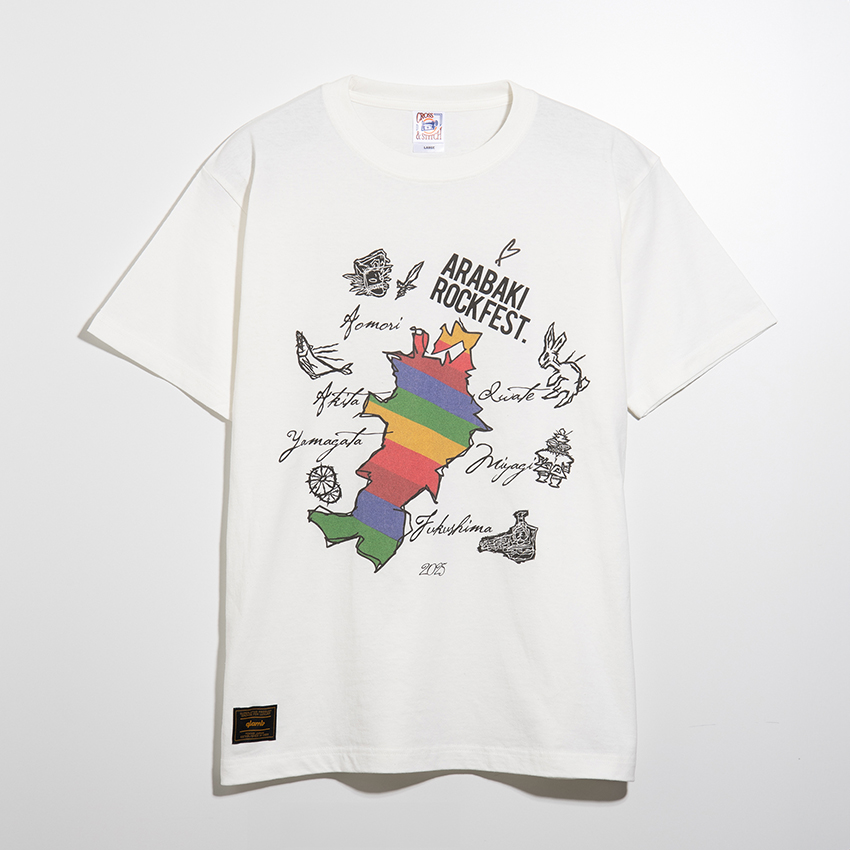 ARABAKI ROCK FEST.×glamb Tシャツ＜ホワイト＞
