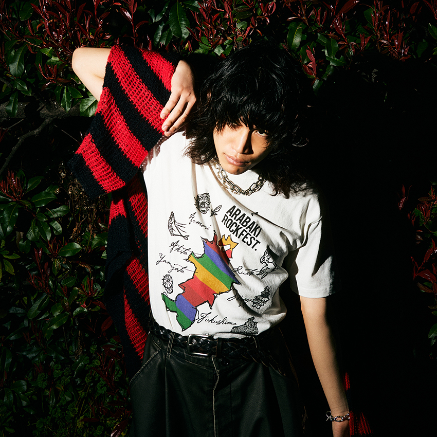 ARABAKI ROCK FEST.×glamb Tシャツ<ホワイト>