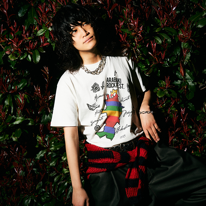 ARABAKI ROCK FEST.×glamb Tシャツ<ホワイト>