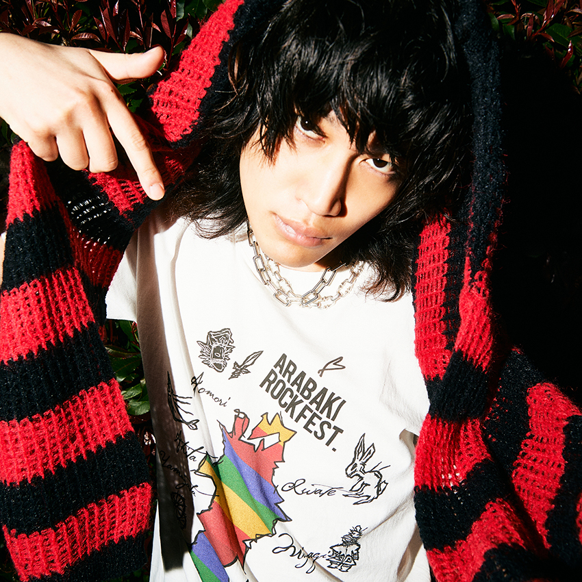 ARABAKI ROCK FEST.×glamb Tシャツ<ホワイト>