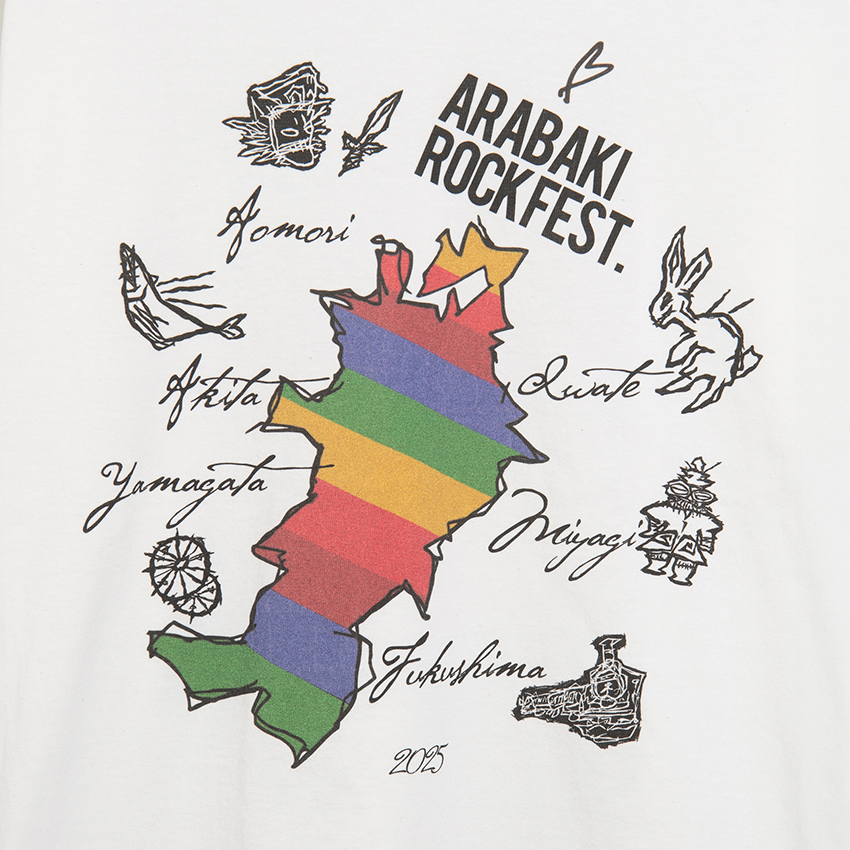 ARABAKI ROCK FEST.×glamb Tシャツ<ブラック>