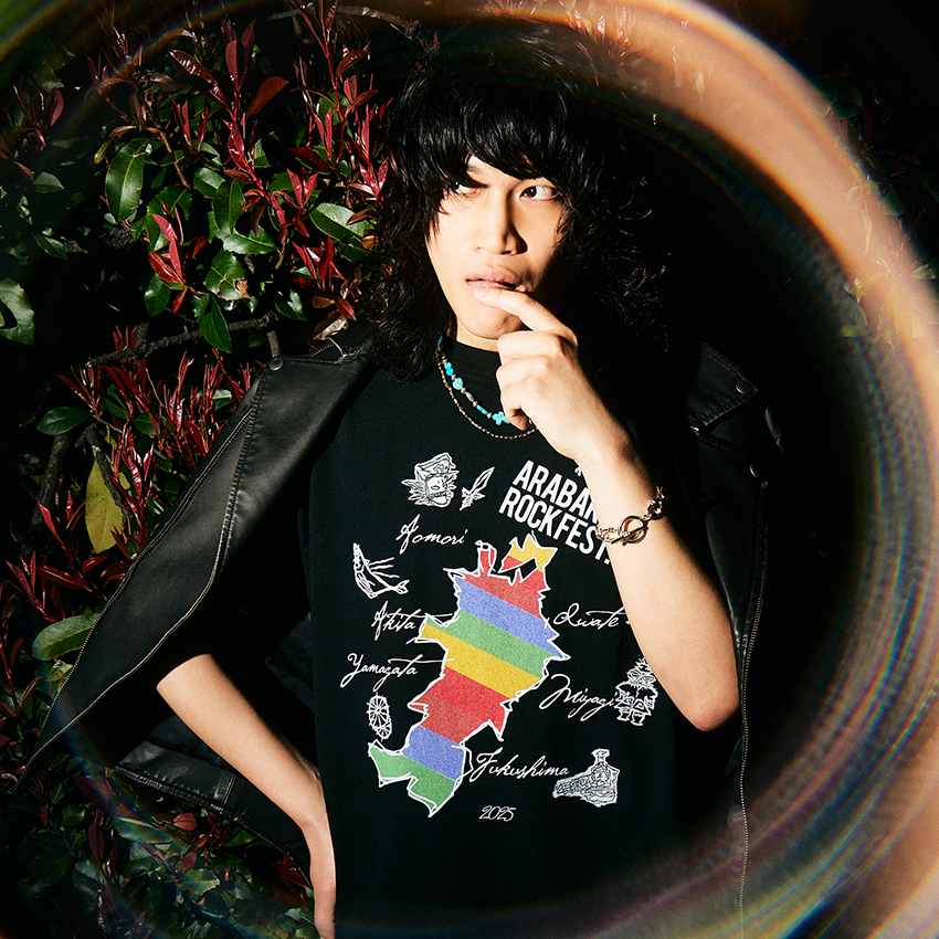 ARABAKI ROCK FEST.×glamb Tシャツ<ブラック>