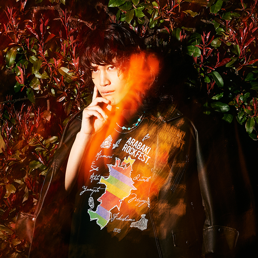 ARABAKI ROCK FEST.×glamb Tシャツ<ブラック>