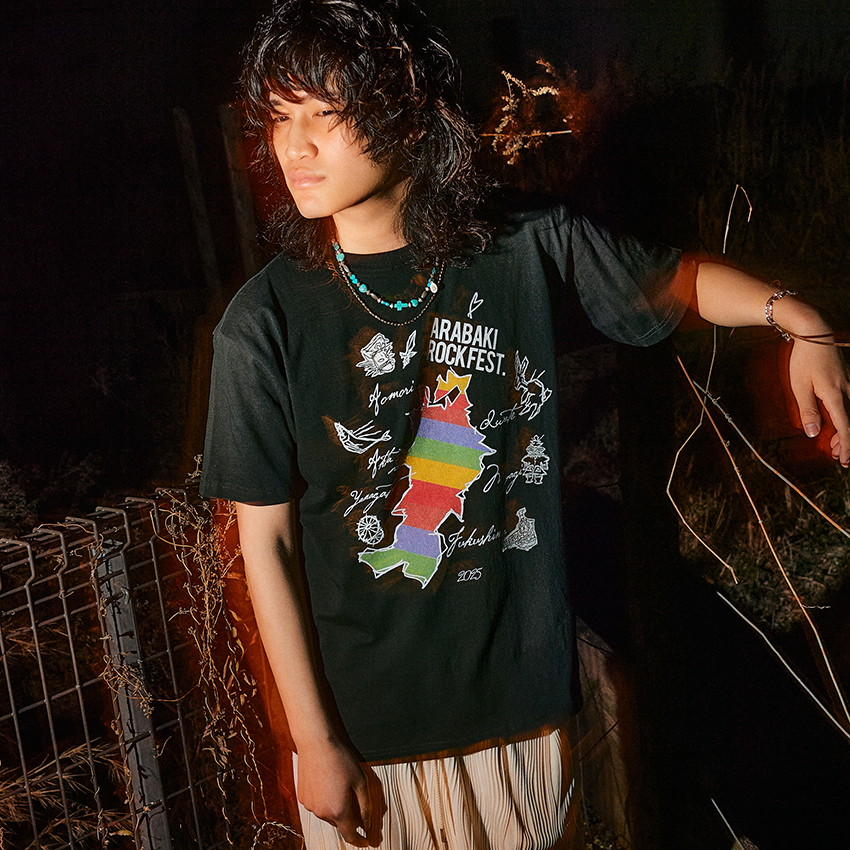 ARABAKI ROCK FEST.×glamb Tシャツ<ブラック>