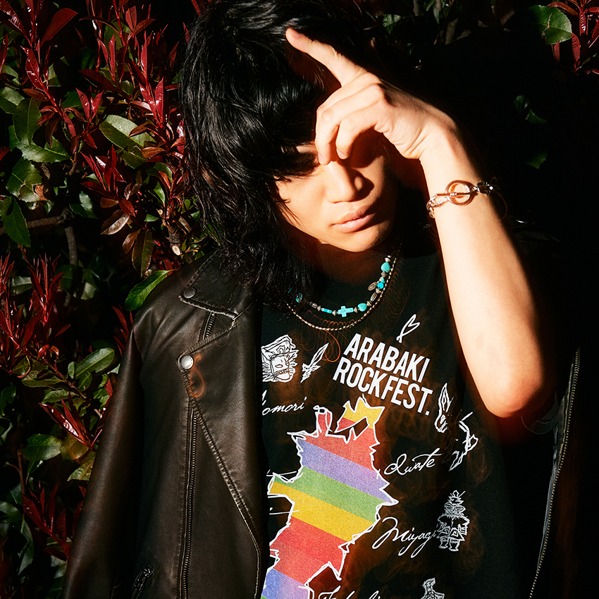 ARABAKI ROCK FEST.×glamb Tシャツ<ブラック>