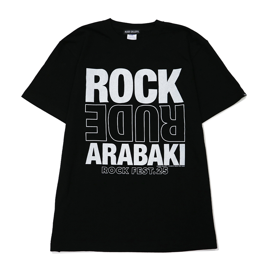 【ARABAKI×RUDE GALLERY】 Tシャツ＜ブラック＞