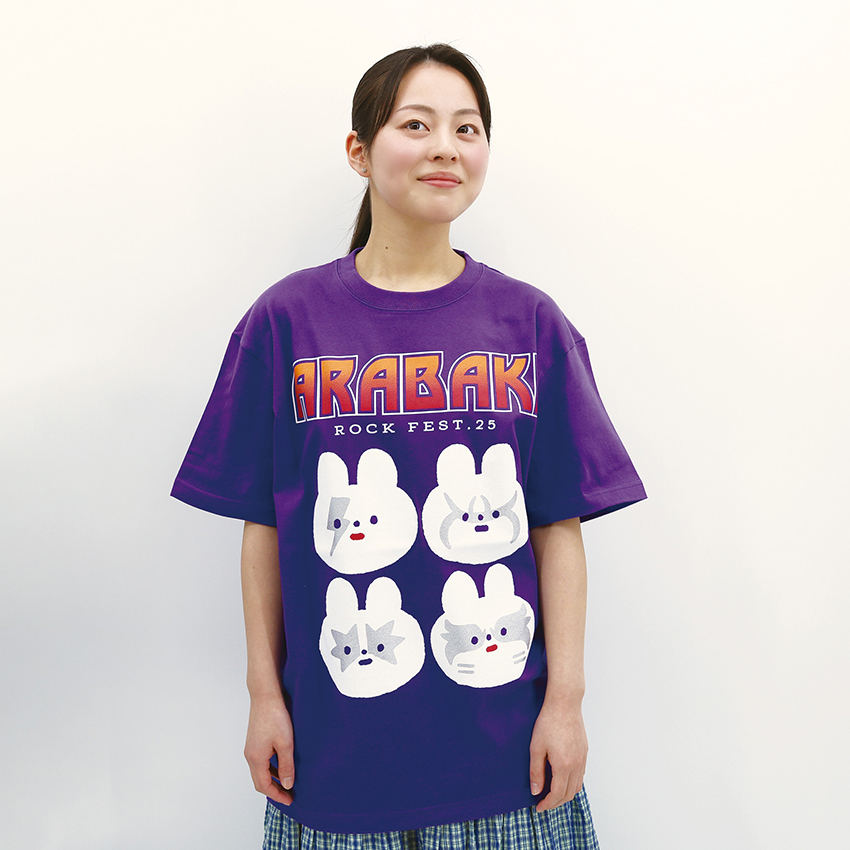 荒吐×きっこうちゃん KK Tシャツ<パープル>