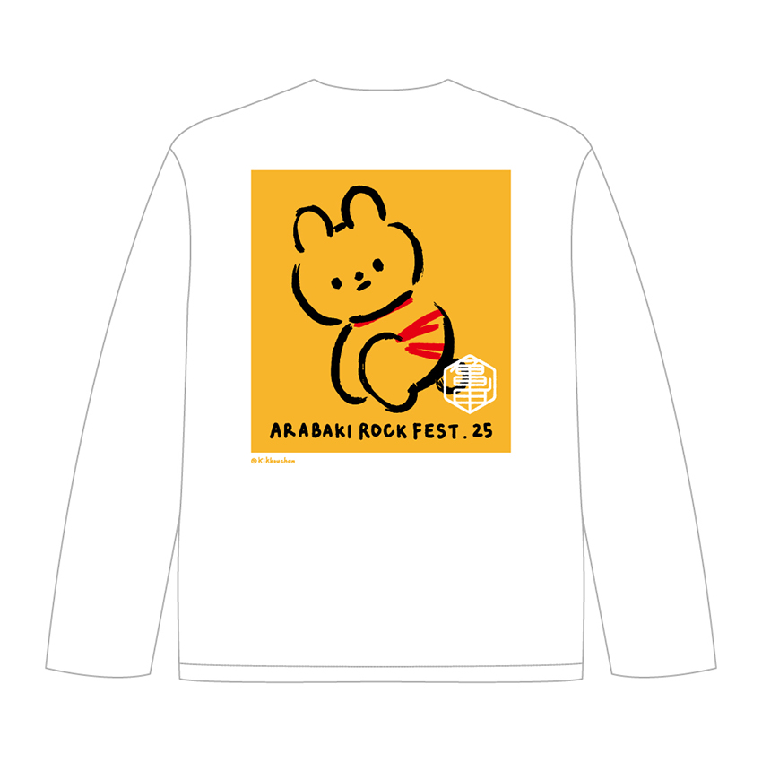 荒吐×きっこうちゃん みちのくロングスリーブTシャツ<ホワイト>