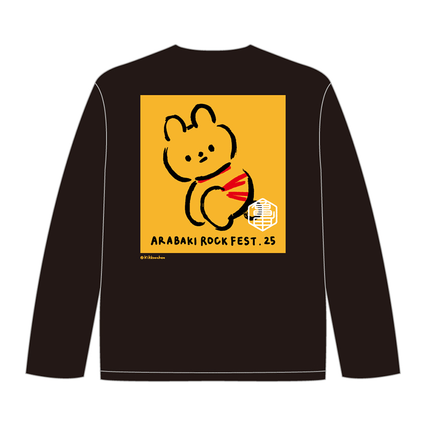 荒吐×きっこうちゃん みちのくロングスリーブTシャツ<ブラック>