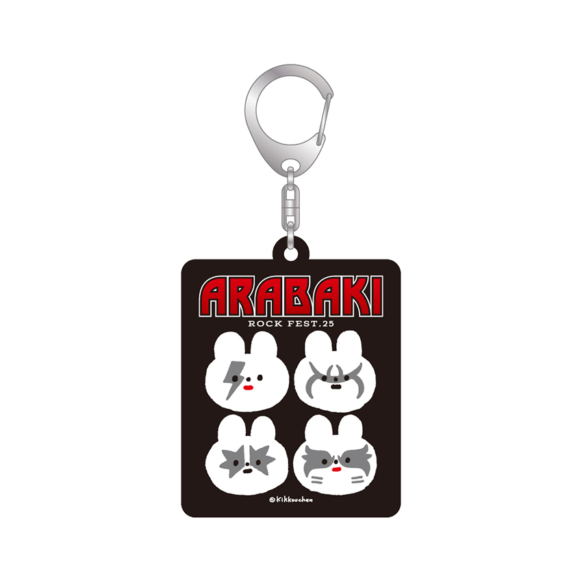 荒吐×きっこうちゃん　KK　カラーアクリルキーホルダー＜ブラック＞