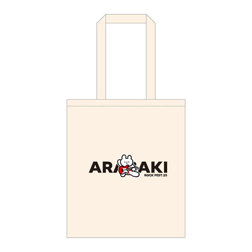 荒吐×きっこうちゃん FIRE&ICE シーチングトートバッグ<ナチュラル>