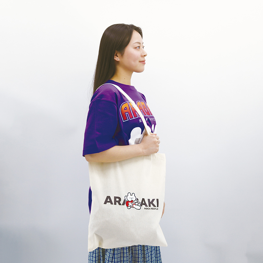 荒吐×きっこうちゃん FIRE&ICE シーチングトートバッグ<ナチュラル>