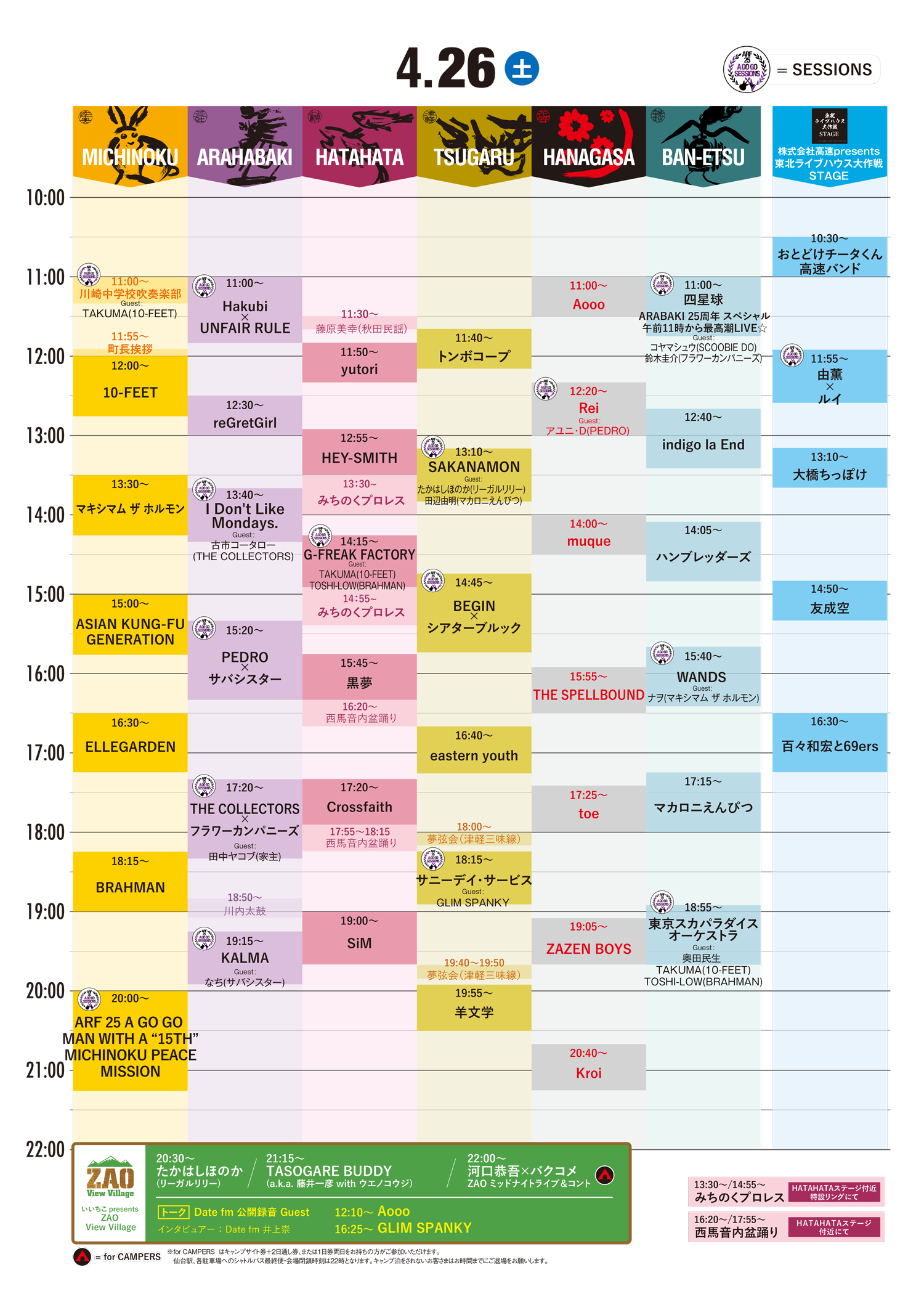 タイムテーブル