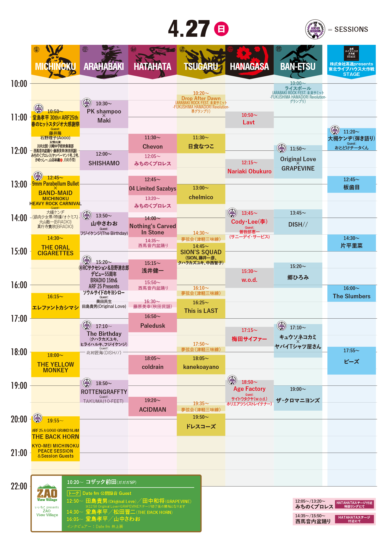 タイムテーブル